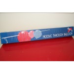 Needle through balloon/ temp out stock