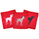DALMATIAN SILK SET/ 3 SILKS/